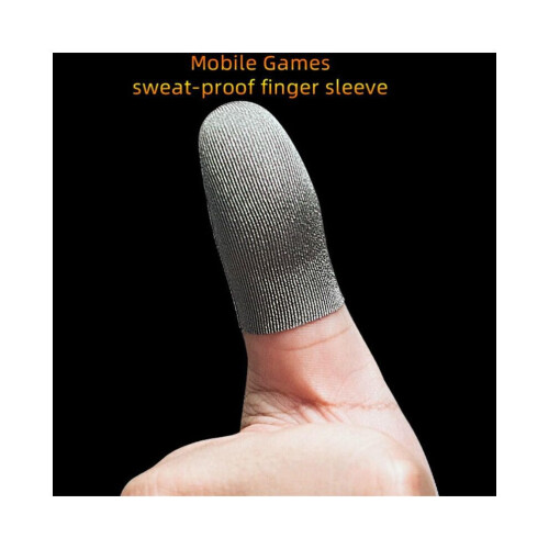 1 Pair Breathable Game Controller Finger Touch Screen Gloves Sweat Proof Gaming Finger Gloves Non-Scratch 2