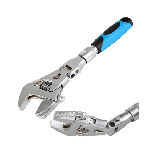 Multifunctional Five-In-One 10-Inch Retractable Adjustable Wrench 2