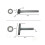 6 Pcs Engine Valve Screw Adjusting Spanner Tool Valve Clearance Adjustment Tools + Feeler Gauge 0.005 2