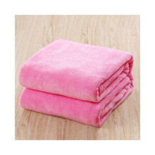 (#1 Roze, 120*200cm) Fleece deken Groot Bed Bank Reisdeken Zachte Warmer Tweepersoons & Kingsize