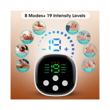 Elektrische taillemassageband voor de onderrug, vibratiemassageband met warmtecompressie voor de buik