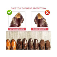 Shoehorn - 25 cm - Short Handle - Very Stable - with Hanging Hole - Ergonomic Shape - Suitable for Men,