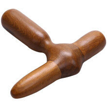 1 stuk acupunctuurstaafje/hamer van hout voor hand-, voet- en beenmassage, gezondheids- en schoonheidstool