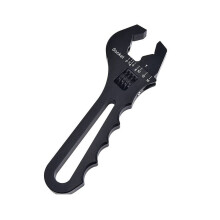 AN3-AN16 Tubing Wrench Hose Wrench V-Type Adjustable Wrench Hose Fitting Wrench Black