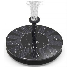 1,4W 180L/H Zonne-energie aangedreven waterfontein pomp voor tuin, zwembad, vijver en aquarium