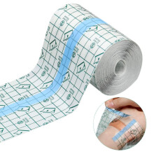Shower Waterproof Patch Transparent Stretch Adhesive Bandage for Tattoos Swimming Showering (4 Inch