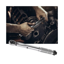 19-110N.M Precise Torque Wrench Reversible Ratchet Key 3/8Inch Adjustable Square Drive Spanner Precise