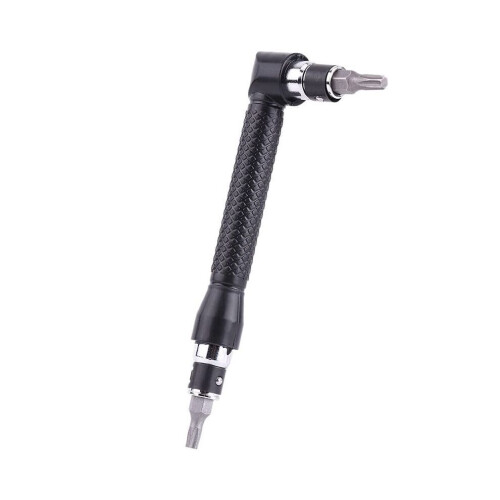 Hex Socket Wrench 1/4Inch L Shaped Socket Wrench Set with 10Pcs Various Angled Screwdriver Bits Hand 2