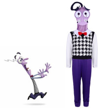 (150cm) Inside Out 2 Fear Cosplay Costume Dress Jumpsuit For Anime Character Fans Role Play