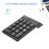 18 Keys 2.4G Numeric Keypad Laptop Tablet Digital Wireless Numpad Keyboard New 3