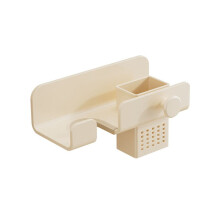 Bathroom Accessories Wall-Mounted Non-Punching Bathroom Hair Dryer Holder Bathroom Organizer Air Duct