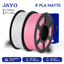 JAYO 3D-Drucker-Filament, 2 Rollen, 1,75 mm, PLA Matte / Dual Color Matte, für FDM-Drucker