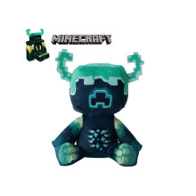 25 cm Minecraft Warden Pixel Pluche Speelgoed Zachte Knuffelpop Kinder Cadeau Speelgoed