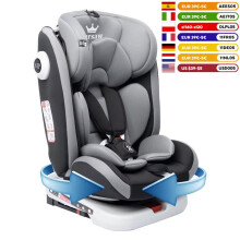 KL005 Siège auto enfant rotatif 360, 9-36 kg, Isofix, Ceinture 5 points, Noir