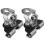 Universal 2X a Pillar Hood Led Work Light Bar Mount Bracket Clamp Holder Offroad 1