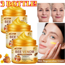 3X Bee Venom Skin Regeneration Cream, Fade Spots and Improve Skin Imperfections, Gentle Formula For
