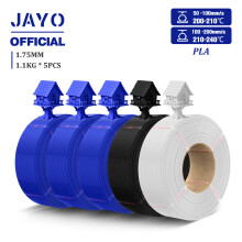 JAYO PLA Plus Nachfüllfilament, 1,75 mm, Schwarz