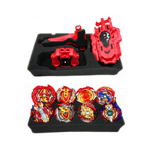 8 τεμάχια Gyro Beyblade Burst Set Launcher Launcher Φορητή Θήκη Αποθήκευσης 1
