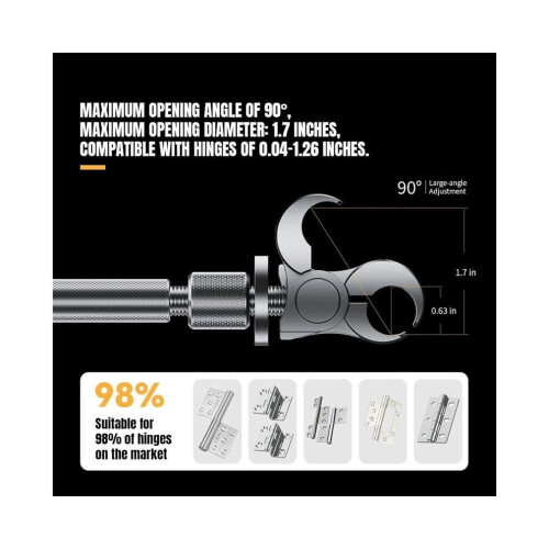 Door Hinge Adjustment Tool - Professional Hinge Adjustment Tool Universal Fit for Interior & Exterior