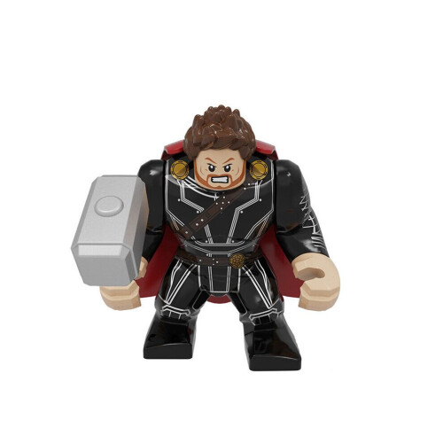 8 st Hulk Thor Loki stora figurer leksaker passar Lego 1