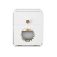 2x Waterdichte toiletpapierhouder, wandgemonteerde tissuehouder, rolorganizer voor badkameraccessoires