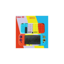 (05) Siliconen hoesje voor Nintendo Switch met Pop it Fidget Toy (5 soorten)