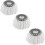 3 Pack Premium Replacement Mop Heads Refill for 360Â Rotating Round Spin Magic Mop Microfibre ï¼Whiteï¼ 1