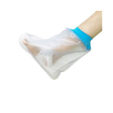 4X Watertight Foot Protector Bathing Waterproof Cover Shower Foot Rest Cast Covers for Shower Leg