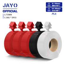 JAYO 3D-Drucker-Nachfüllfilament, 1,75 mm PLA Plus, Schwarz und Weiß