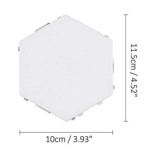 1PC Magnetic Modular Hexagonal Wall Lamp Touch Sensitive RGB Lighting 2