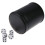 1PC Black/Red Leather Dice Cup Felt Lining Quiet Shaker for Playing Dice Game 4