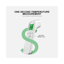 Digitale infrarood voorhoofdthermometer met 3 kleuren achtergrondverlichting, hoge precisie, snelle