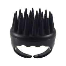 Siliconen haarborstel voor hoofdhuidmassage, shampoo, douchemassager, haarscrubber tegen roos.