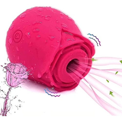 Rose For Women Mini Massager Stress Relief 10 Modes 1