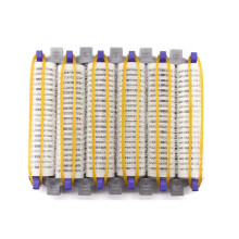 Set van 24 nylon haarrollers met klittenbandsluiting voor in de salon, inclusief permanentstaafjes en