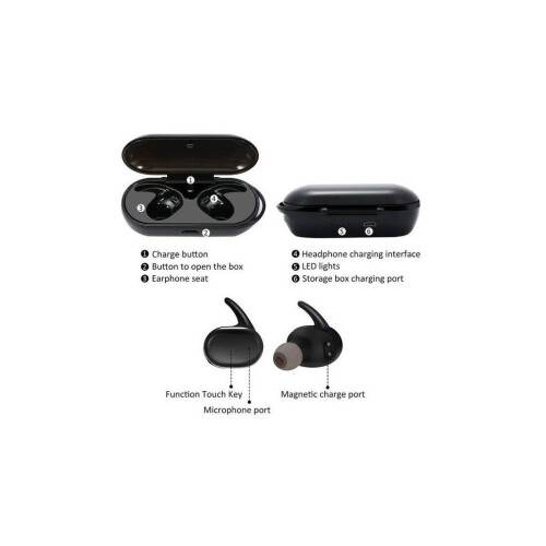 (black) Newest Bluetooth Wireless Headphones 2
