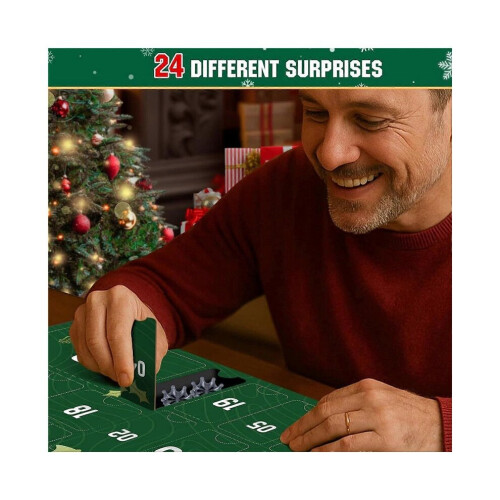 Golf Advent Calendar Christmas Countdown Calendar 24pcs Accessory Set Golf Theme Design 1