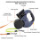 3M/10KG Dog Lead Leash Double Retractable Leash Extendables Lockable 3