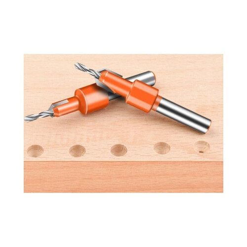 5pcs Drill Bit Set Carbon Steel Woodworking Countersink Router Ank Countersink Drill Bit Woodworking 2