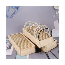 Headband Holder, Hairband Storage Display Box, Wood Scrunchie Storage Organizer for Girls, Headband