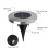 8pcs Solar Powered LED Garden Fence Lights 3