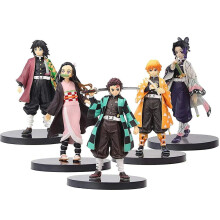 5-delige Demon Slayer-figurenset, 16 cm grote Demon Slayer-actiefiguren, Kochou Shinobur PVC-speelgoed,
