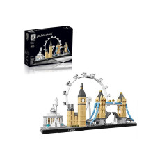 (488pcs) Architecture 21034 London Skyline Model Building Set Tower Bridge Collection
