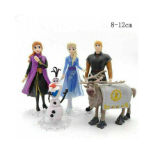 5 szt. figurek do tortu Disney Frozen Princess 2 z postaciami Elsy i Anny