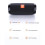 Draagbare Bluetooth-luidspreker van 20 W met draadloze baskolom 4