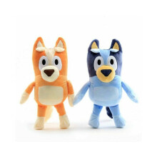 Set van 2 pluche knuffels van Bluey en Bingo - 28 cm | Knuffels voor kinderen