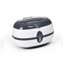 Máquina de limpieza ultrasónica pequeña de 600 ml, fabricada en acero inoxidable, para el hogar, joyería,