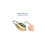eLinkSmart Gym Locker Digital Padlock, IP65 Waterproof Fingerprint Padlock, Security Keyless Mini Smart 2