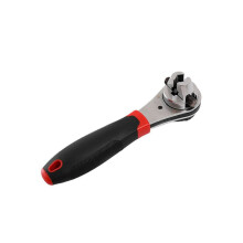 Universal Adjustable Ratchet Wrench is Suitable for 6-22mm Screw Adjustable Socket Wrench with Anti-Slip