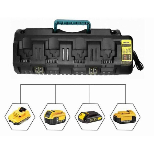 Για φορτιστή μπαταρίας ιόντων λιθίου DeWalt DCB104 18v 54v Flexvolt 1